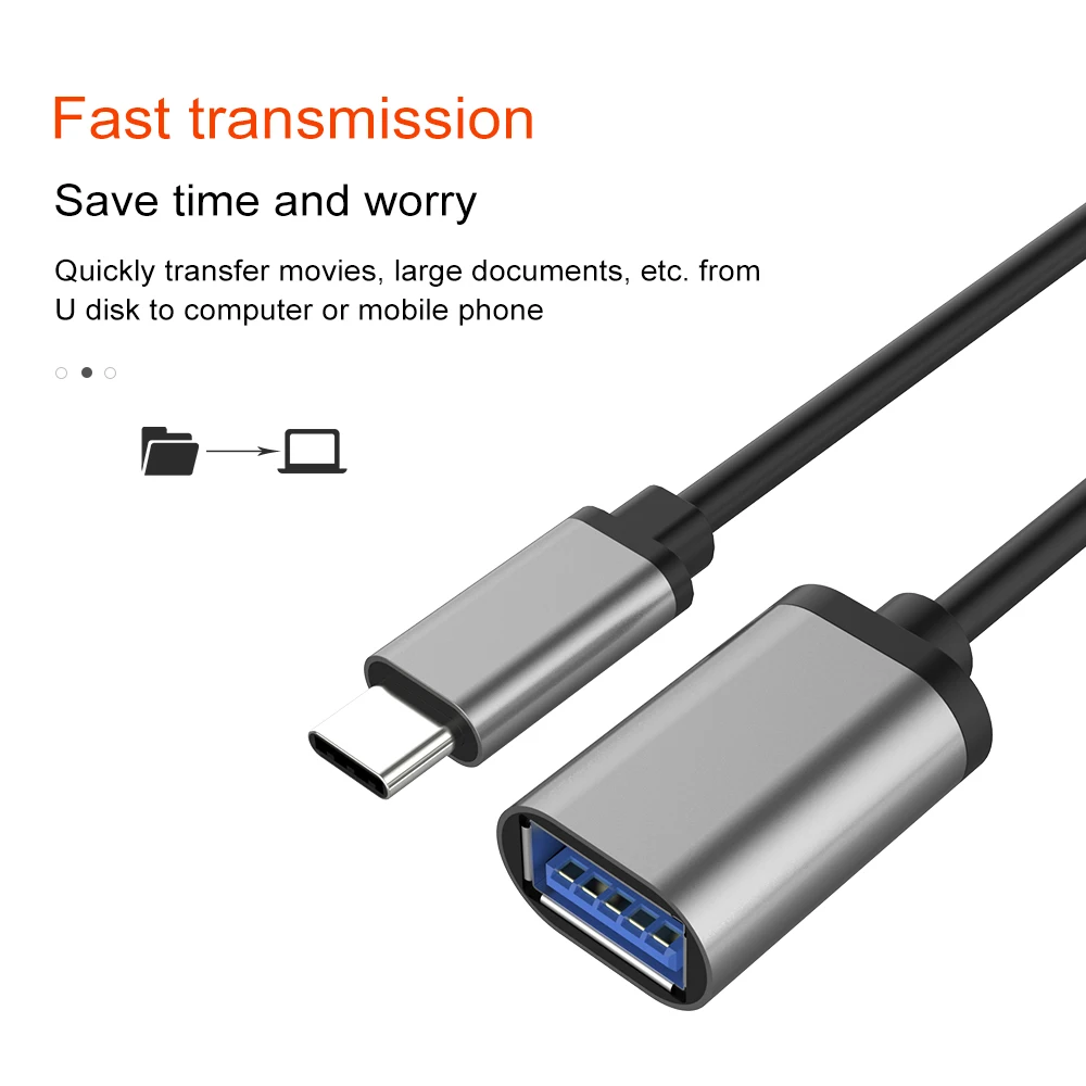 USB C OTG USB кабель 3,0 адаптер типа OTG c OTG для samsung galaxy s8 s9 HUAWEI P20 mate10 pro Macbook USB OTG для мыши клавиатуры