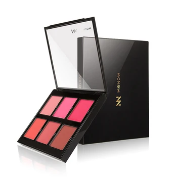 

MENOW 6 Colors Blusher Natural Make up Plate Powder Exquisite and Soft Face Make up Face care Cosmetic Beauty Make up Tool