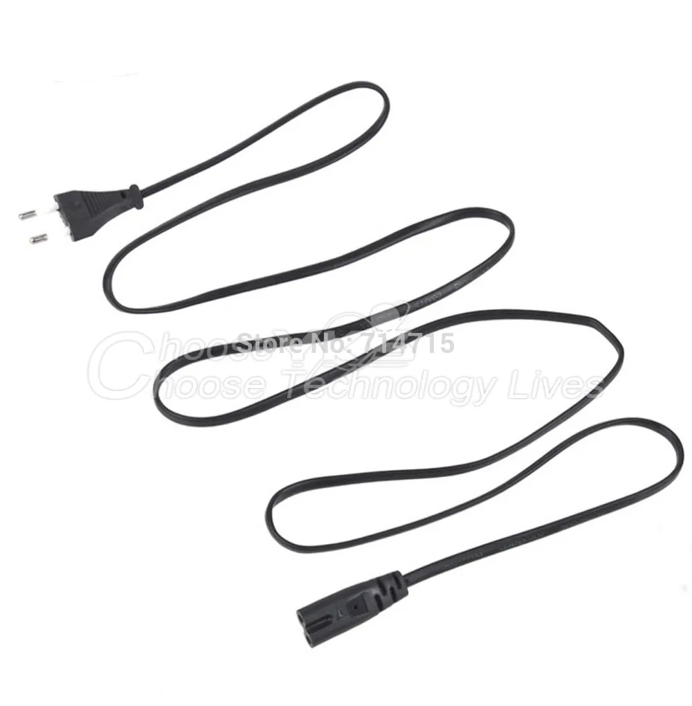 

1pc Power Cord Cable EU 2-Prong Laptop AC Adapter Lead 2 Pin Top Sale In Stock Drop Shipping