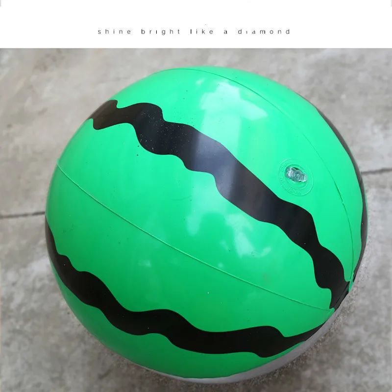 30cm Kids Fun Float Toys Inflatable Watermelon Orange Shape Water Balloons Summer Swimming Pool Sport Ball