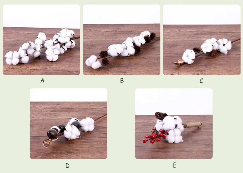 JAROWN Artificial Flower Cotton Home Indoor Decoration Flower Arrangement Wedding Photography Props Floral Retro Eternal Flowers (24)
