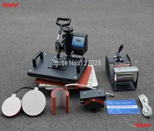 Wtsfwf 30*38 CM 6 in 1 Kombinierter Hitzepresse Drucker 2D Sublimation Transfer Drucker für Kappe Becher T-shirts platten Druck