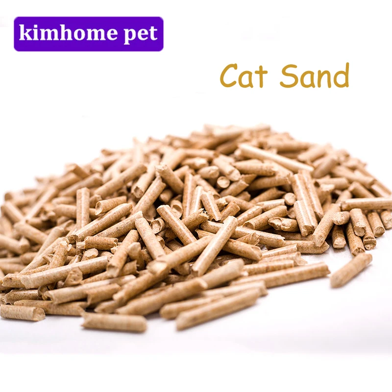 

New Cat Sand 500g Deodorant Clean Pine Cat Litter Home Cat Sand Basin Daily Tool for Kitten Cleaning Practical Cat Product MPH93
