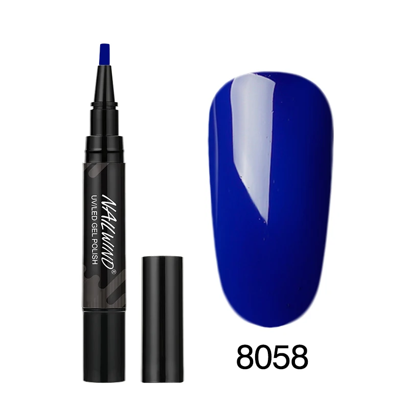NAILWIND 5 мл Гель-лак для ногтей 31-60 Гибридный гель лак для ногтей ручка Гель-лак для ногтей Дизайн ногтей маникюр замочить от Полупостоянный UV светодио дный лампы грунтовка для ногтей - Цвет: 58
