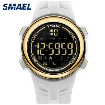 

SMAEL Digital Wristwatches Waterproof Cool Man Black White Electronic Watches Luxury Famous Smart Bluetooth Watch Sport Men 1703