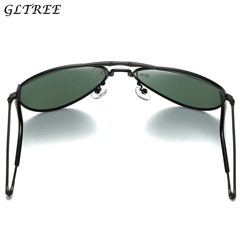GLTREE Pilot Reteo, титановые поляризованные солнцезащитные очки, можно сложить, ультралегкие HD очки для вождения, фирменный дизайн, солнцезащитные очки Oculos De Sol Y10
