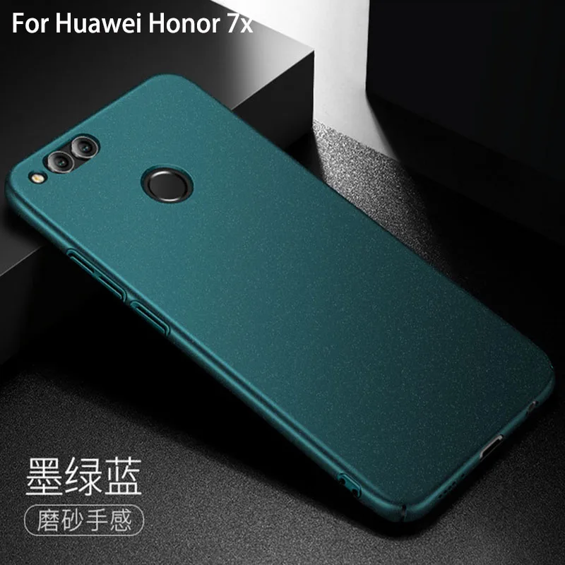 

For Huawei honor 7x Case Matte AIXUAN Plastic Hard Back Cover For Huawei honor 7x Full Protective Phone Cases With Glass Film