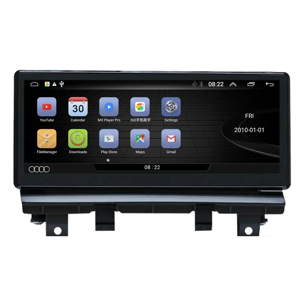 Flash Deal COIKA Android 8.1 System Car IPS Screen For Audi Q3 2013-2018 Multimedia Player GPS Navi Google WIFI Phone Link BT Music SWC 2