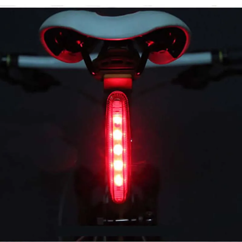 

Bicycle Light Bycicle Light Cycling Rear Tail Light Security Warning Luz 5 LED Bike Bicicleta Lanterna Luci Bici bisiklet led