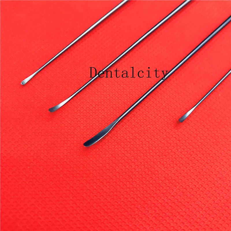 

4pcs Titanium Yasargil Micro Raspatory Slightly Curved tips Neurosurgery surgical Operation instruments