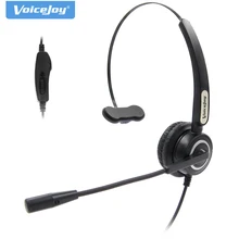 Voicejoy громкости и переключатель бесшумного режима Bluetooth гарнитура для Yealink T20P T22P T26P телефоны, AVAYA 1608 1616 9610 9620 SNOM, Grandstream телефоны