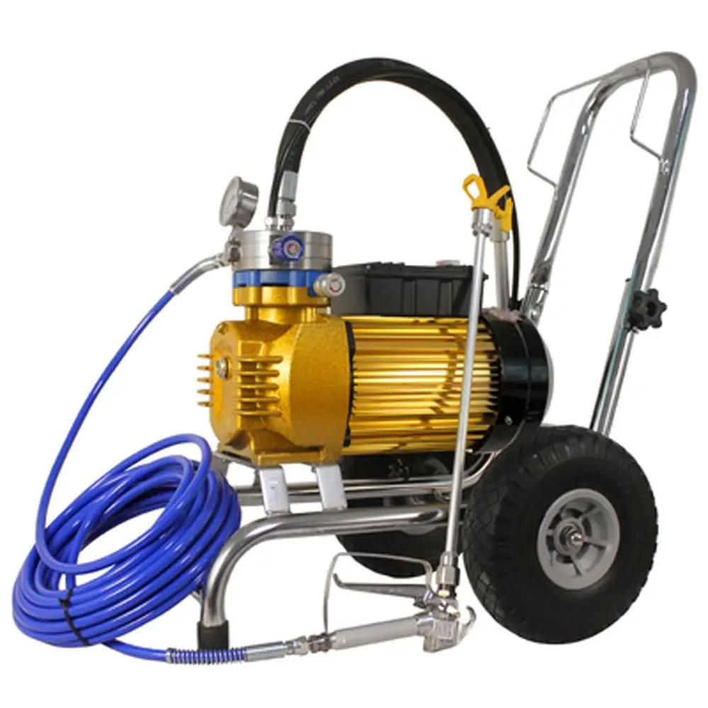

High-pressure airless sprayer Latex paint for interior and exterior walls Steel structure High-power engineering sprayer gun.