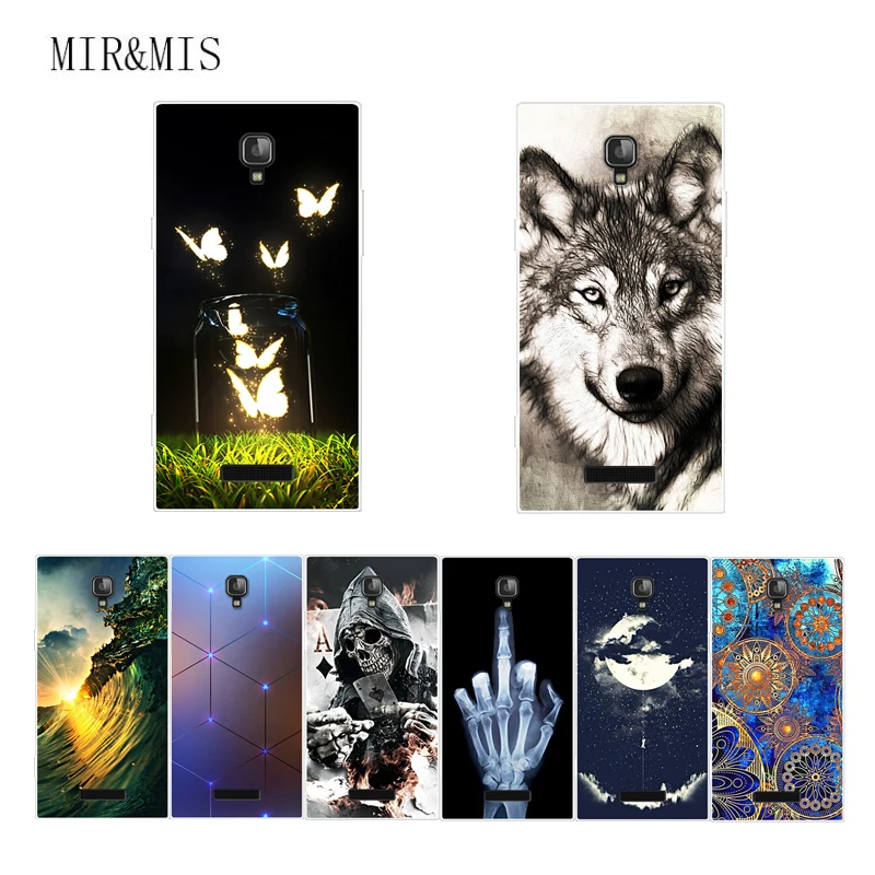 

For Highscreen Boost 3 5.0 Inch Phone Case Soft Tpu Silicone Back Cover Protective Printed Fundas For Highscreen Boost 3 5.0