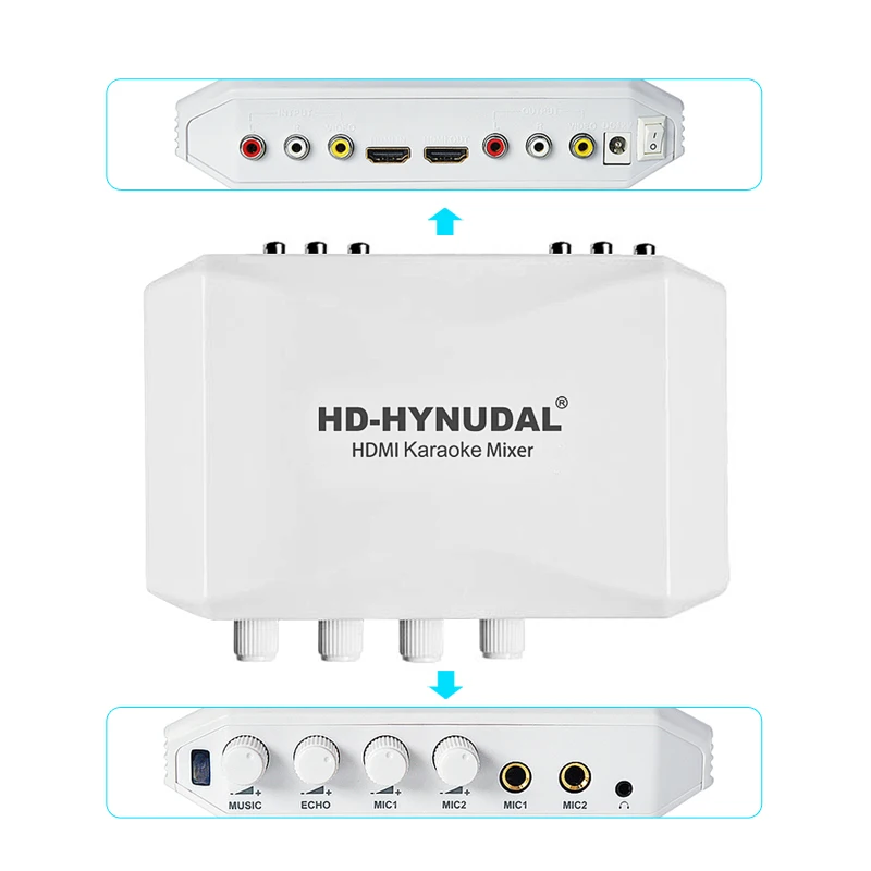 Высокое качество HDMI новая система караоке усилитель конвертера онлайн Поющая машина Лучший партнер для компьютера караоке микшер