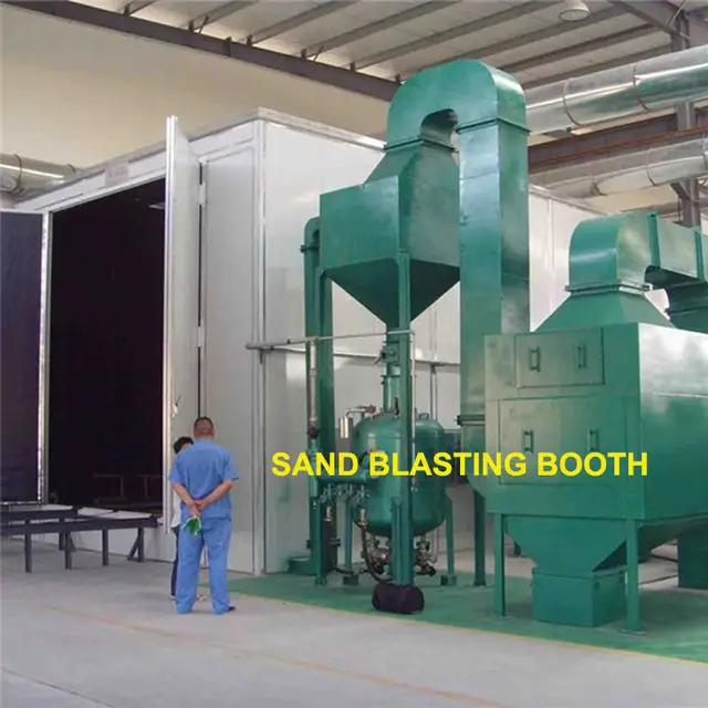 Ce Sand Blasting Cabinet Dust Collector Sand Blasting Room