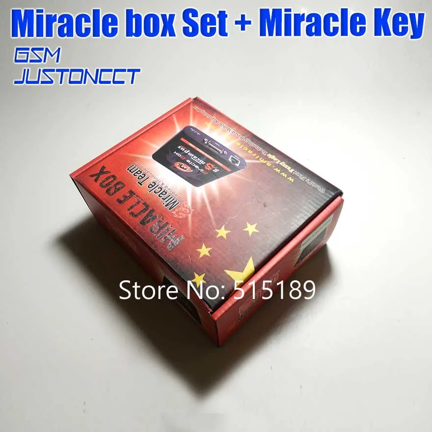 Miracle box + KEY -GSMJUSTONCCT -B2