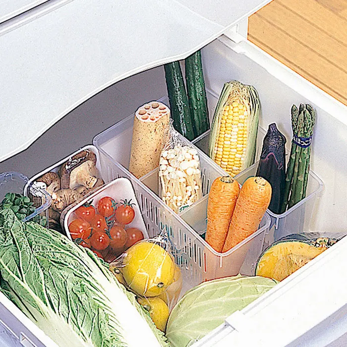 Japanese Brand Kitchen Refrigerator Freezer Storage Basket Fruit
