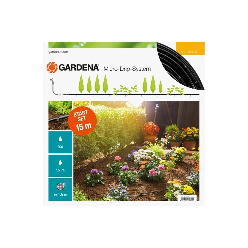 

Комплект микрокапельного полива GARDENA, Серый