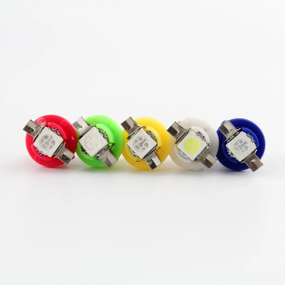  1PCS B8.5 B8.5D Car Auto LED Indiator Gauge Lights Interior Dashboard Dash Side Lamp DC12V Blue Red Green White Yellow (4)