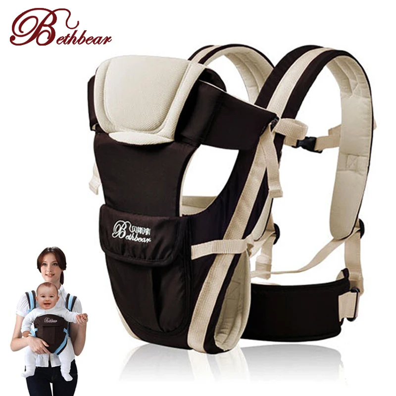 Beth-Bear-0-30-Months-Breathable-Front-Facing-Baby-Carrier-4-in-1-Infant-Comfortable-Sling