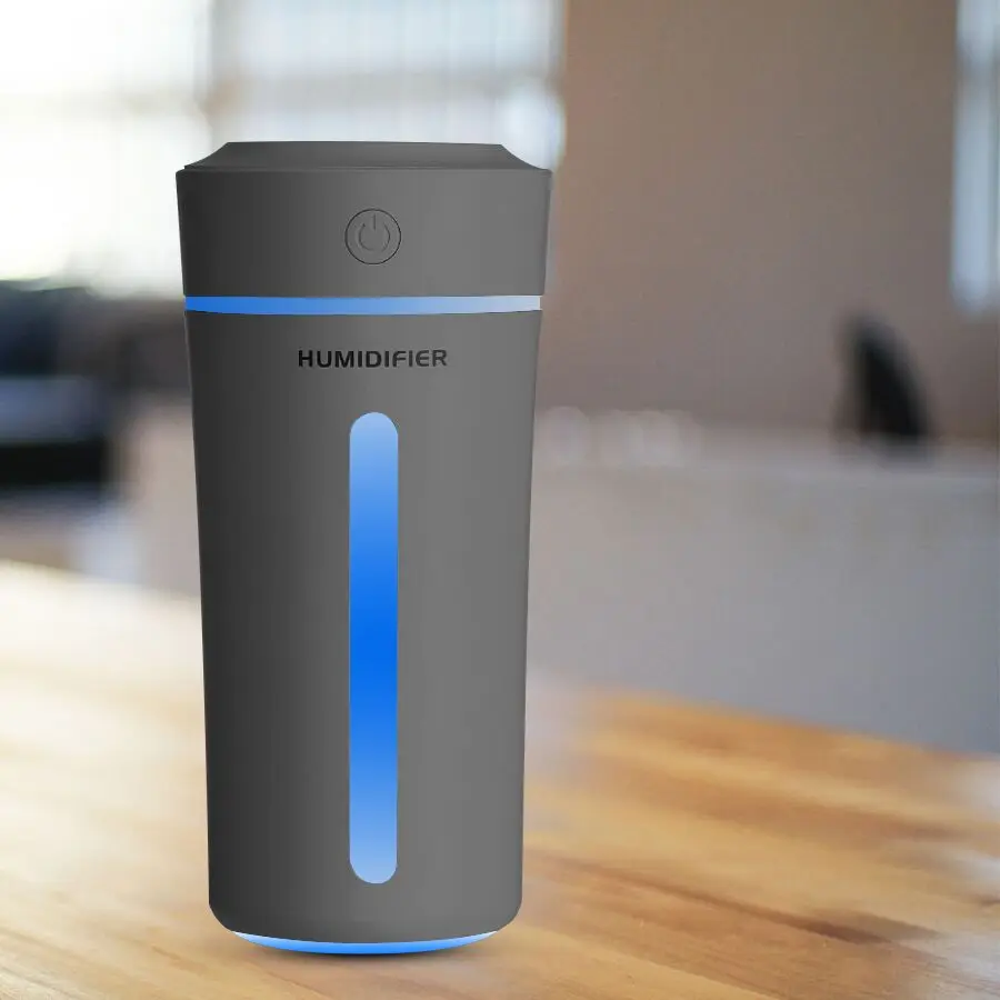 Tanie Samochód nawilżacz powietrza usb ultradźwiękowy dyfuzor olejków eterycznych aromaterapia elektryczny nawilżacz dyfuzor z 7 kolorowe światła zmiany