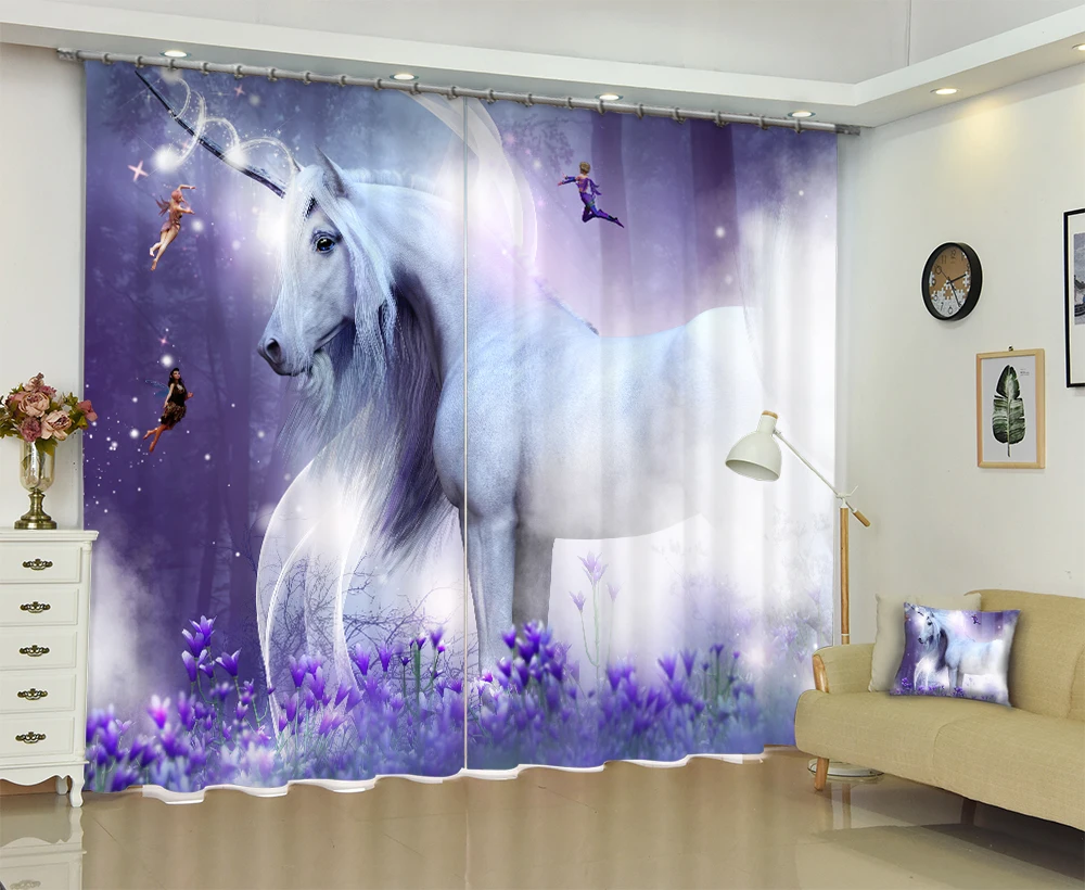 horse curtains for living room