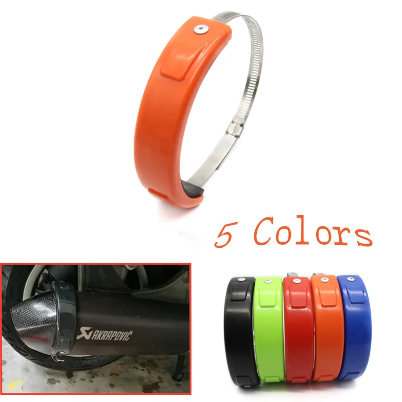 

Hot sell motorcycle accessories Silencer/Exhaust Oval Exhaust Orange Protector For SUZUKI SV1000 /S SV 1000