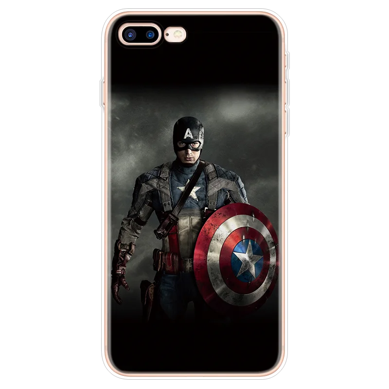 Чехол для телефона Marvel Мстители Герои для iphone X XR 11 Pro XS Max 7 8 6 6S Plus 5 5S SE чехол для iphone 7Plus Мягкий ТПУ чехол