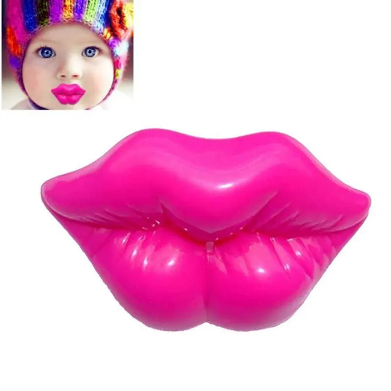 

Kids Baby Pacifier Dummy Soother Lip Prank Funny Kiss Style Infant Toys Accessories M1