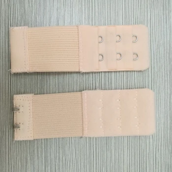 

4Pcs Bra Extender 2 Hook Ladies Soft Bra Extension Strap Underwear Strapless Adjustable Belt Buckle Underwear