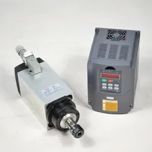 Фрезерный станок шпиндель 3 кВт мотор шпинделя с воздушным охлаждением er20 и соответствующий 3 кВт частотный инвертор регулятор скорости двигателя vfd