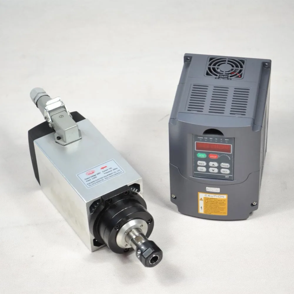 milling machine spindle 3KW air cooled SPINDLE MOTOR er20 and matching