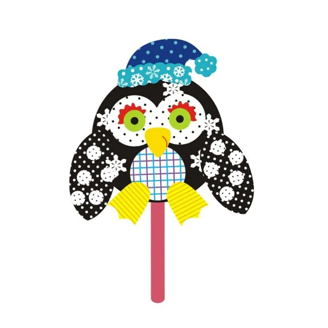 1PC bird A 1 шт./лот 3 дизайн птица pops ремесло детский сад искусство Раннее обучение Развивающие игрушки детские игрушки карманные Искусство и ремесла розничная - Цвет: 1PC bird A