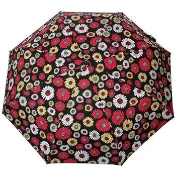 

Creative Flower Automatic Umbrella Rain Women Men 3Fold Light and Durable Strong Colourful Umbrellas Kids Rainy Sunny Wholesale