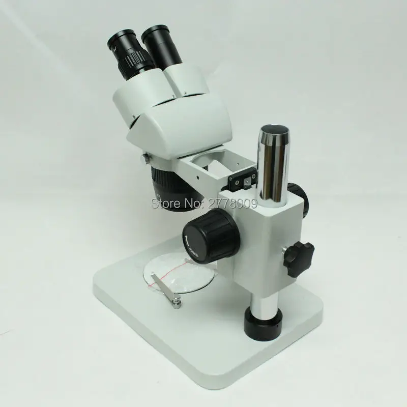 

Binocular Stereo Microscope Industrial Microscope 20X-40X Magnification With Metal Stand Adjustable LED Lights