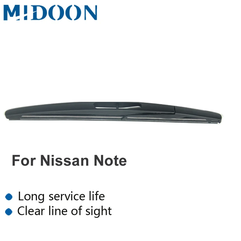 

MIDOON Wiper 12" Rear Wiper Blade For Nissan Note 2006-2013 Windshield Windscreen Rear Window