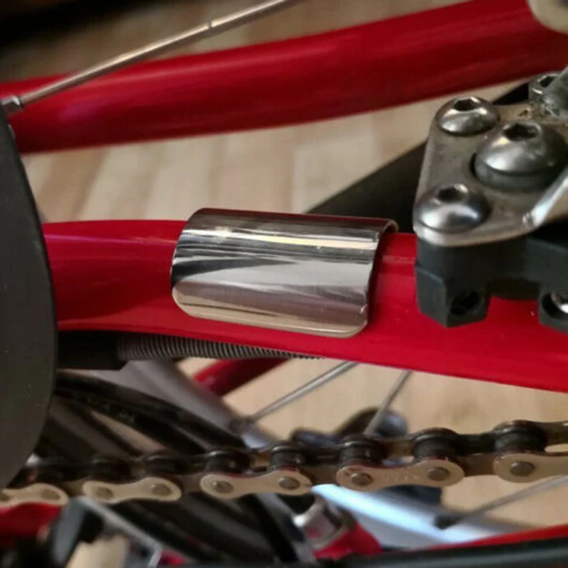 Зажим задняя треугольная оправа для Brompton велосипедные аксессуары для велосипедов титановый сплав-протектор
