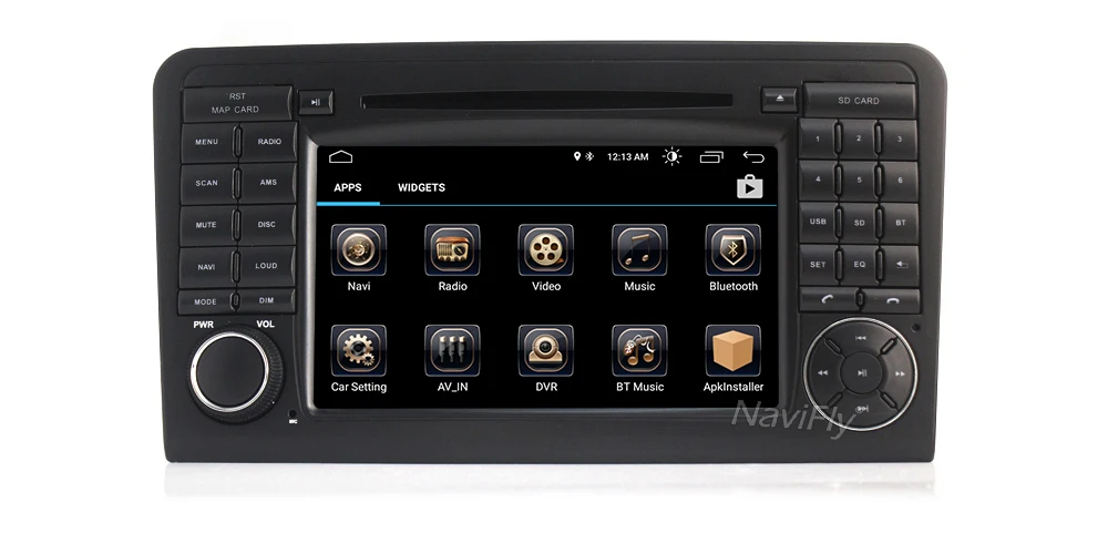 Discount Navifly 2din Car dvd player GPS Navigation Android 8.1 For Mercedes Benz ML CLASS W164 ML300 ML350 ML500 GL X164 GL320 Radio Map 14