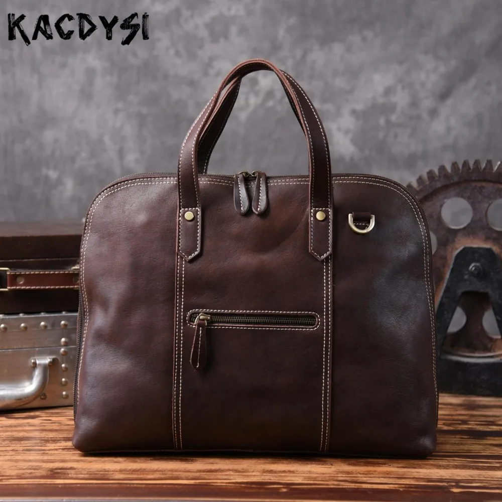 Mens Luxury Leather Tote Bag