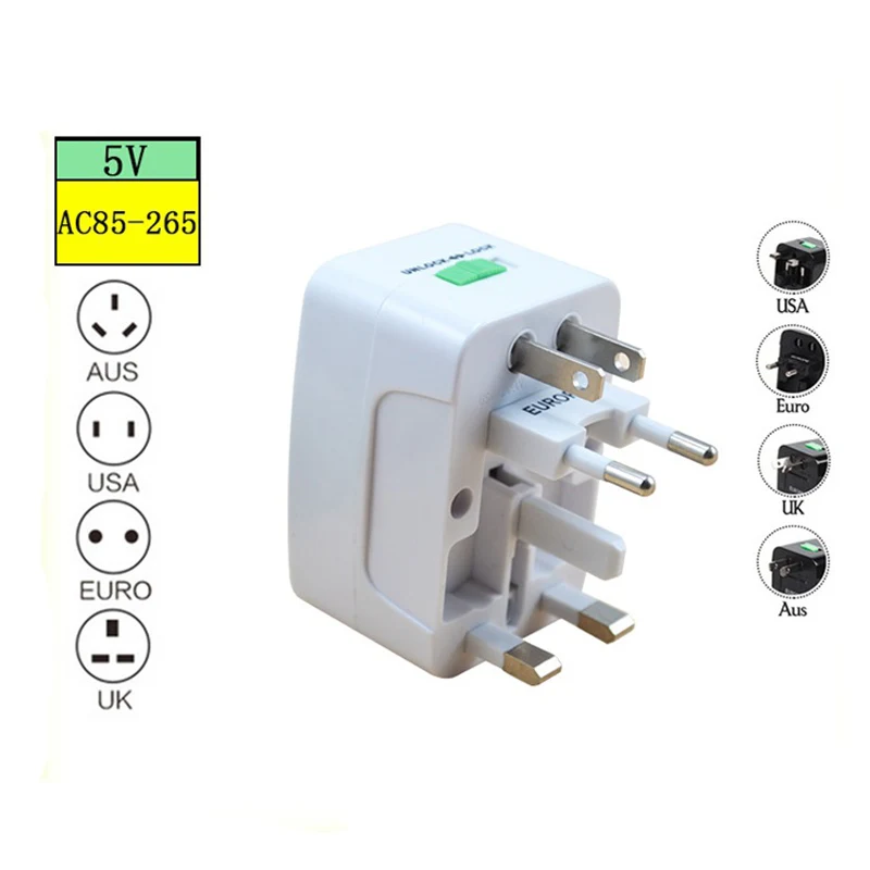

Electric Plug power Socket Adapter International travel adapter Universal Travel Socket USB Power Charger Converter EU UK US AU