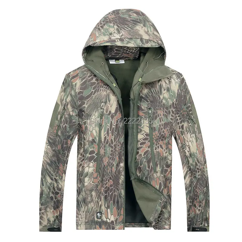 Высокое качество TAD V 4,0 скрывающаяся Акула кожа Военная Тактическая флисовая куртка мужская ветровка водонепроницаемая толстовка одежда