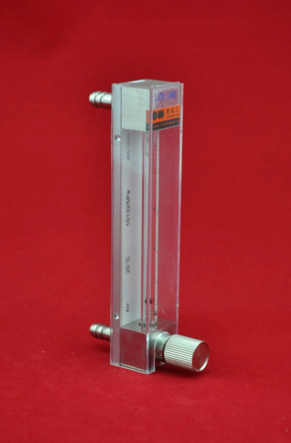 LZB -3WB , glass rotameter for liquid/water/H2O, flow meter with control valve . conectrator ,it can adjust flow