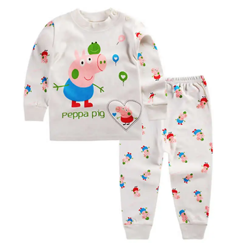2016 New Infant Girl Clothes Boys Pajama Sleep Coats Set Baby Girl Cute Pajamas Suit Newborn Baby Girl Soft Cotton Underwear