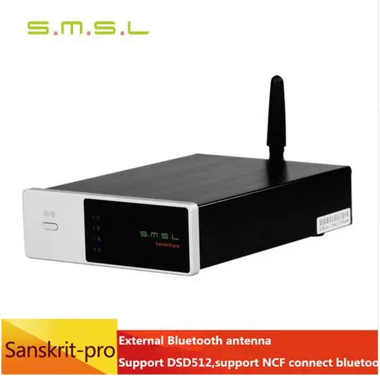 

SMSL Sanskrit PRO-B Audio Decoder 32Bit/384Khz Decoder DSD USB DAC Bluetooth 4.0 Version Asynchronous With Power Supply pg