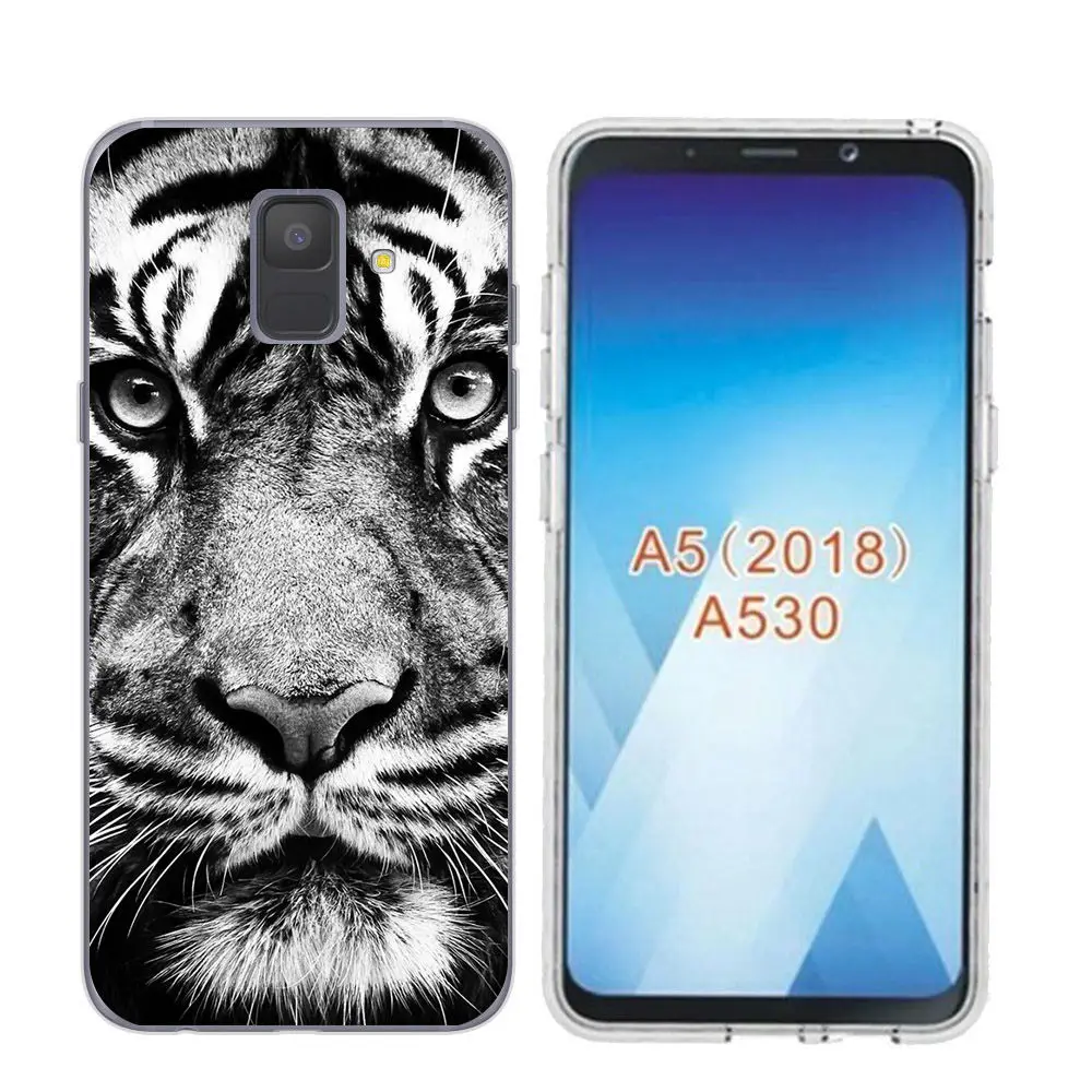 Arvin Clear Soft TPU Case FOR Samsung A5 Paniting Case FOR Samsung A3 A7 A8 Fashion Back Protective Phone Cover FOR A6 Plus 2018 (13)