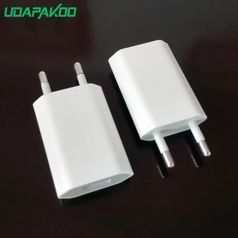 Настенное зарядное устройство A + EU USB с питанием от переменного тока для iPhone 5S 5C 4S 6