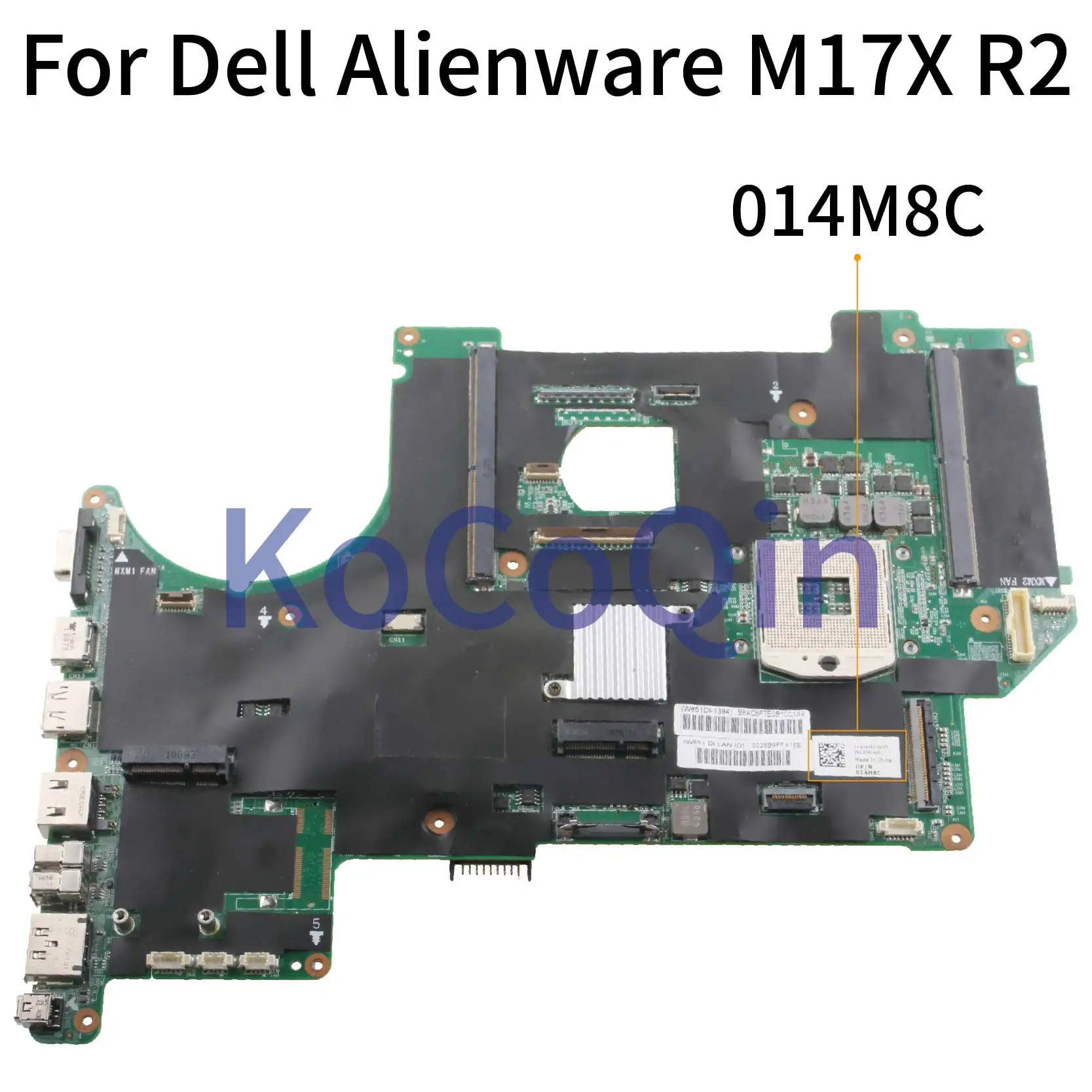Kocoqin placa m e do port til para dell alienware m17x r2 s989