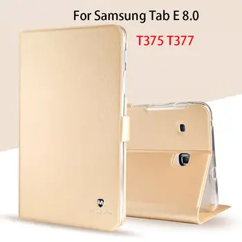 

Luxury Silicone Leather Case For Samsung Galaxy Tab E 8.0 T377 T377V SM-T377 T375 Case Cover for Galaxy TabE T377 Funda Tablet