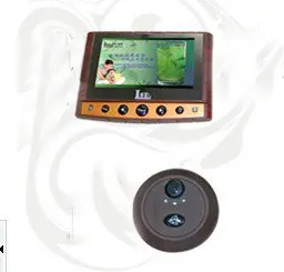 

2017 New Arrival 4.3 INCH wireless peephole viewer with doorbell & video function,home security product in stock .