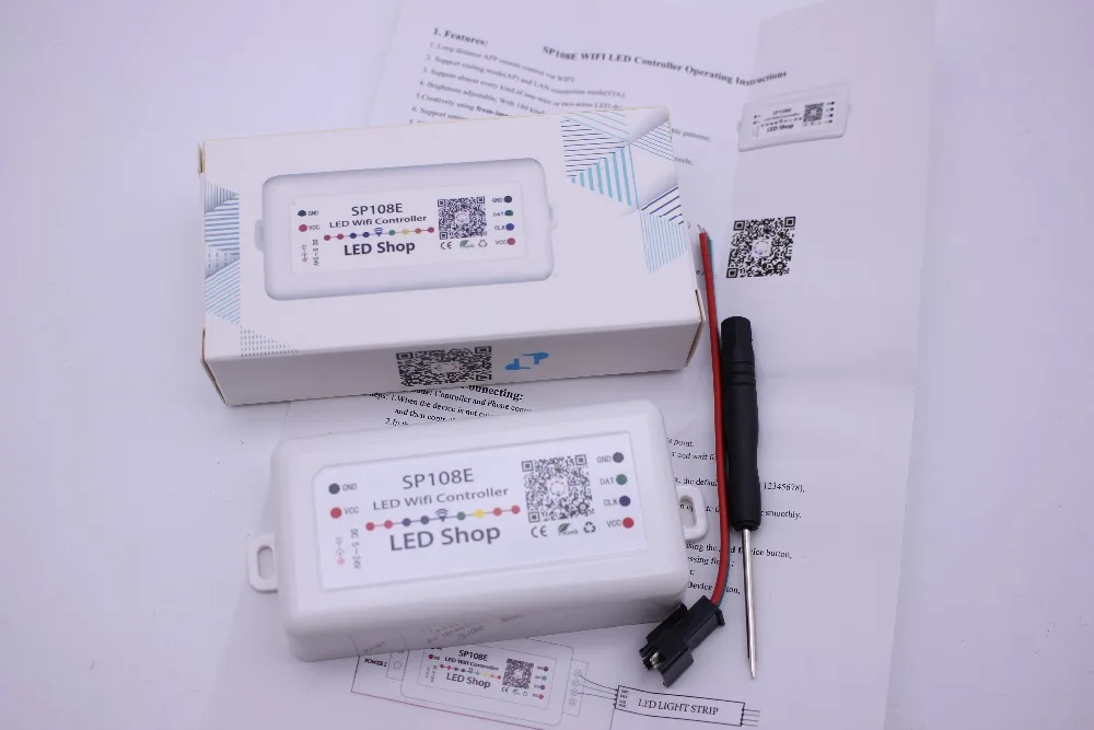 SP105E SP108E волшебный регулятор Bluetooth DC5-24V 2048 Пиксели для WS2811 2812 2801 6803 IC Светодиодные ленты Поддержка IOS/Android APP